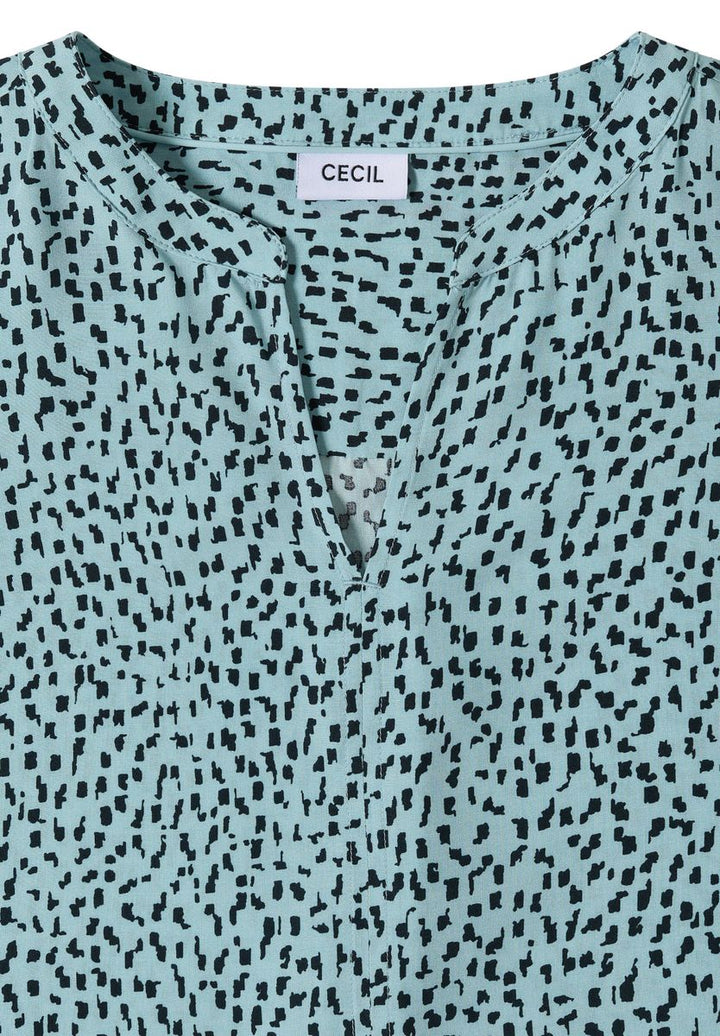 Dropped Shoulder Bluse mit Print