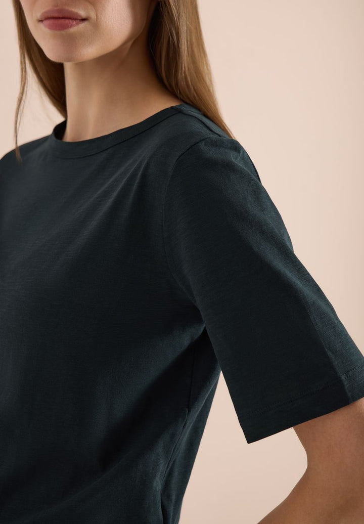 Kurzarm T-Shirt aus reiner Baumwolle