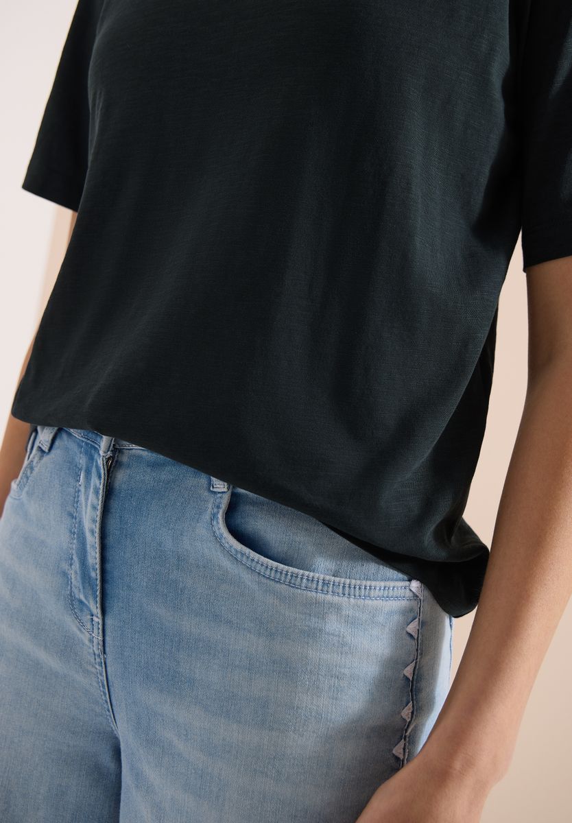 Kurzarm T-Shirt aus reiner Baumwolle