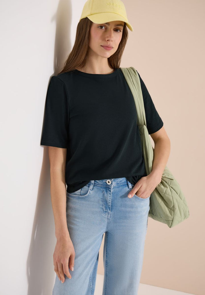 Kurzarm T-Shirt aus reiner Baumwolle