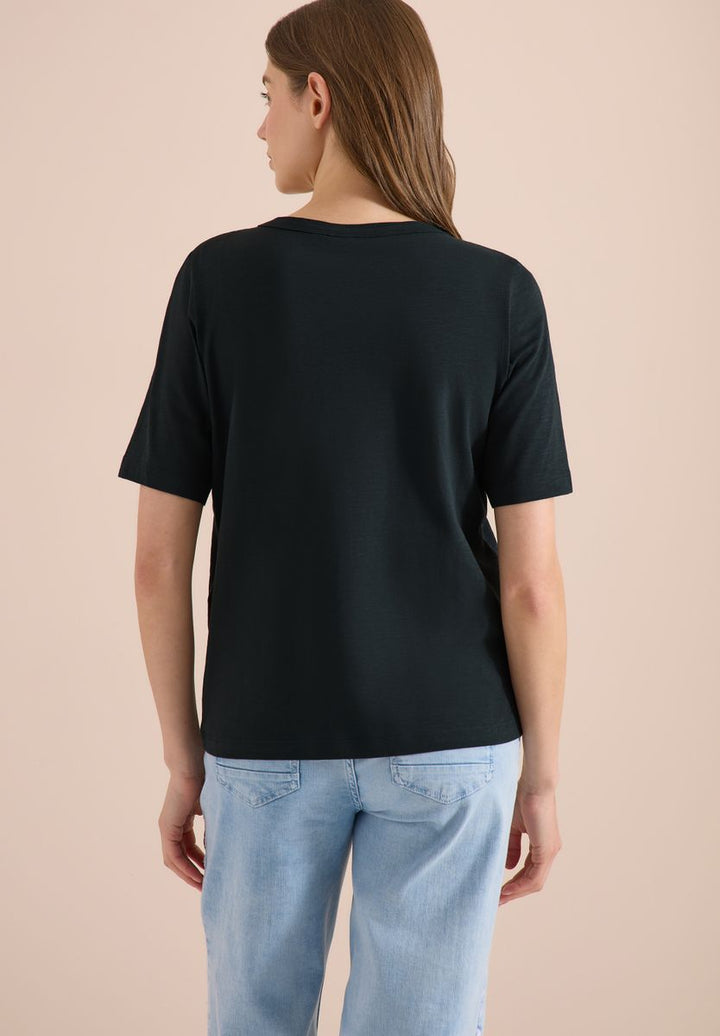 Kurzarm T-Shirt aus reiner Baumwolle