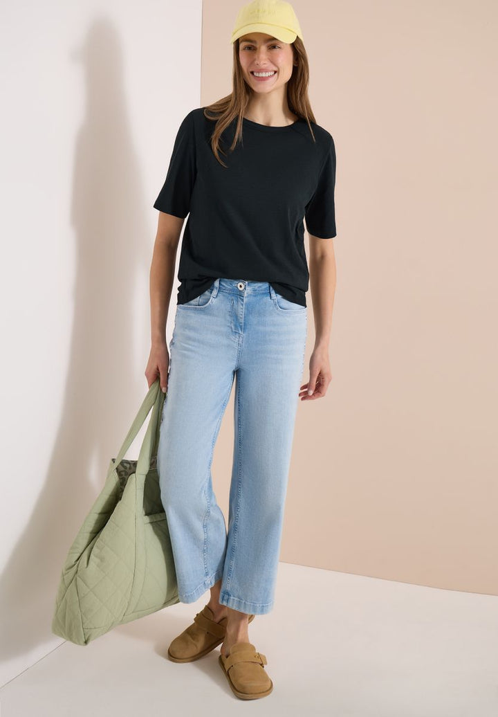 Kurzarm T-Shirt aus reiner Baumwolle