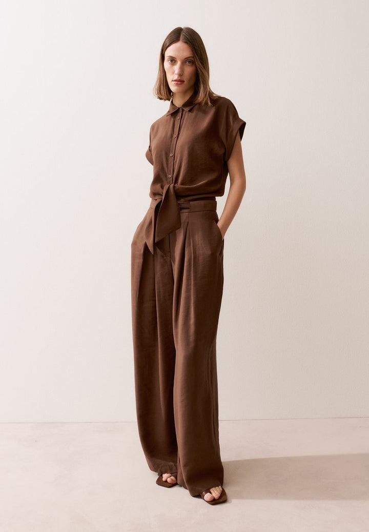 Bluse mit Knot-Detail