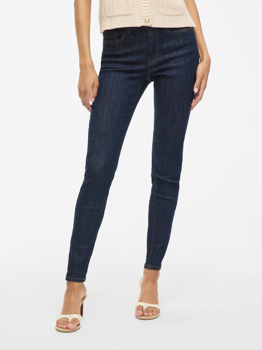 VISARAH RW SKINNY JEANS DBD RINSE-NOOS