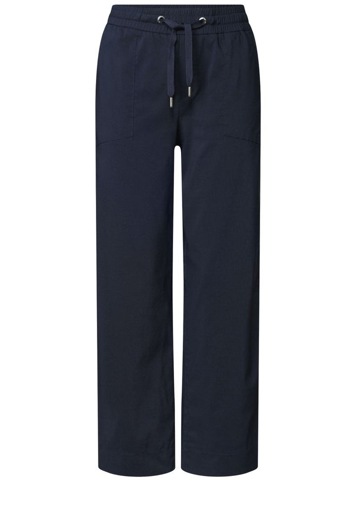 Straight Leg Hose mit Turn-Up-Detail