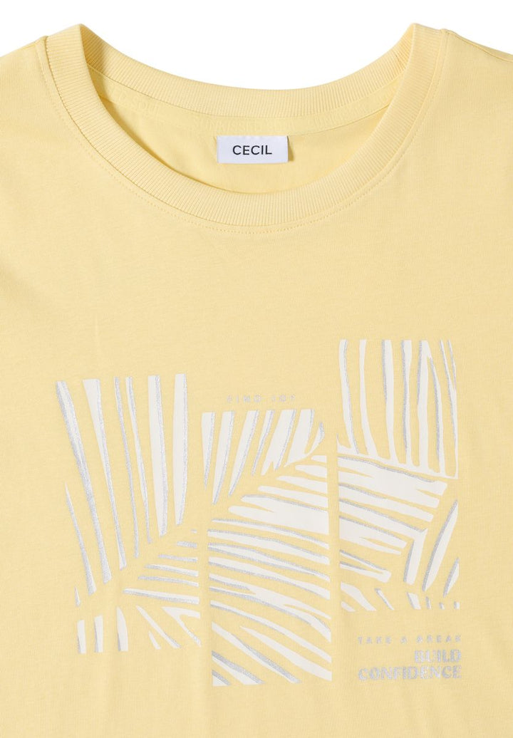 T-Shirt mit Rundhals und Artwork