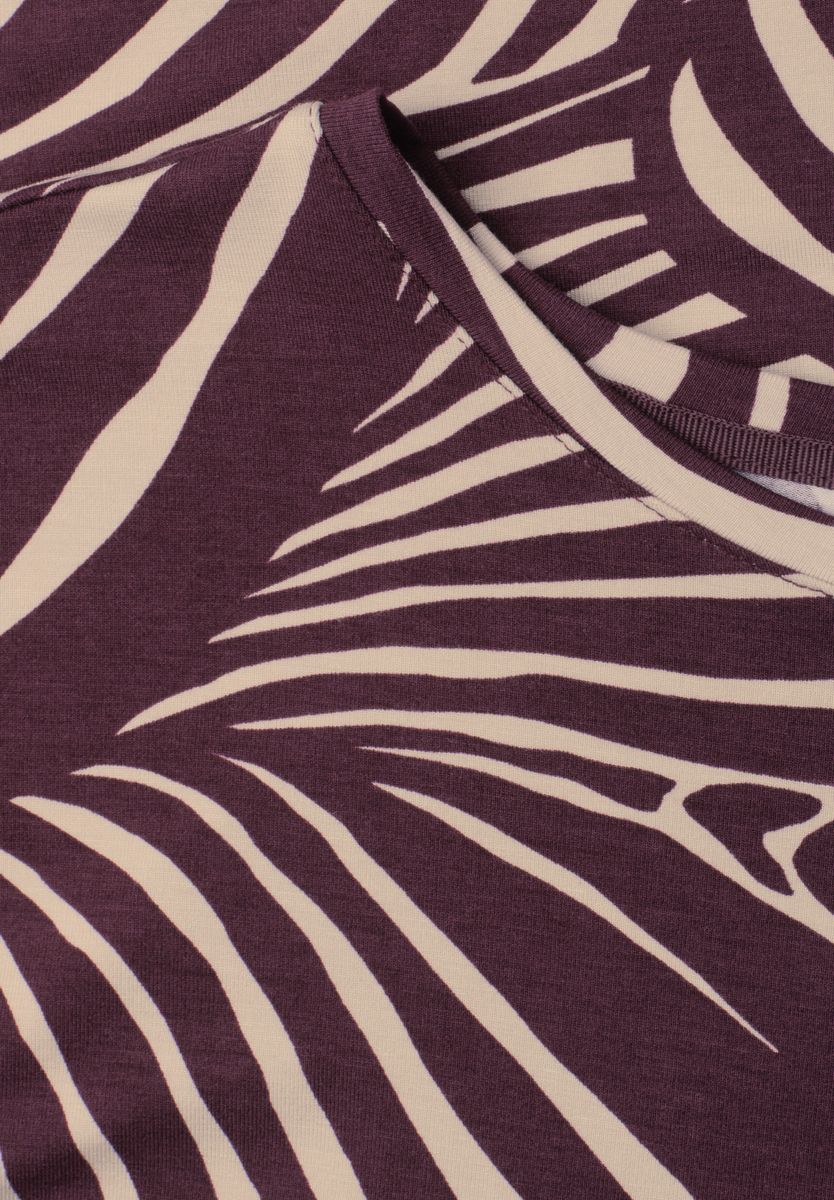 Kurzarm Shirt mit Rundhals und Print