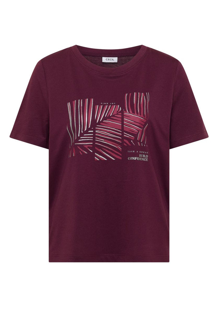 T-Shirt mit Rundhals und Artwork