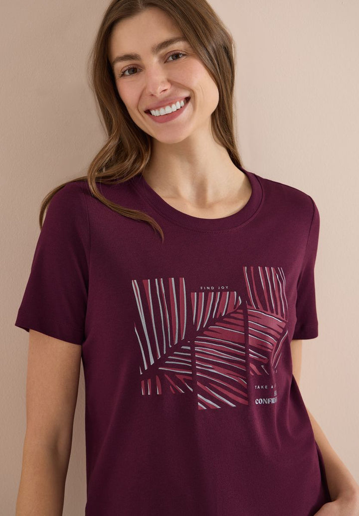 T-Shirt mit Rundhals und Artwork
