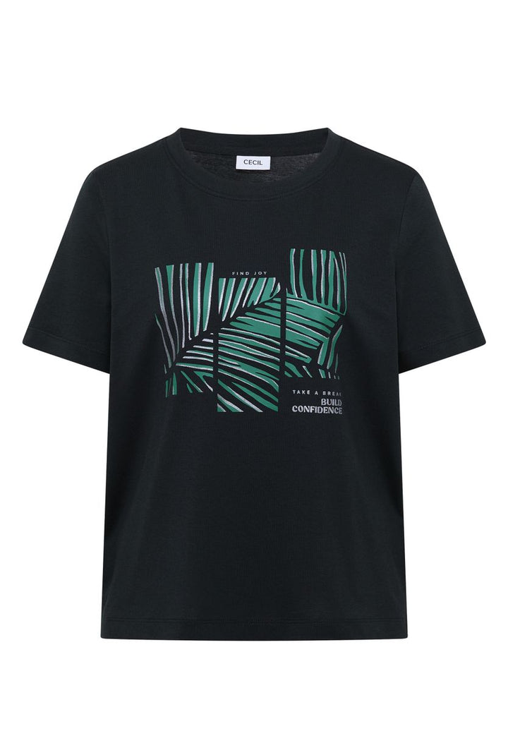 T-Shirt mit Rundhals und Artwork