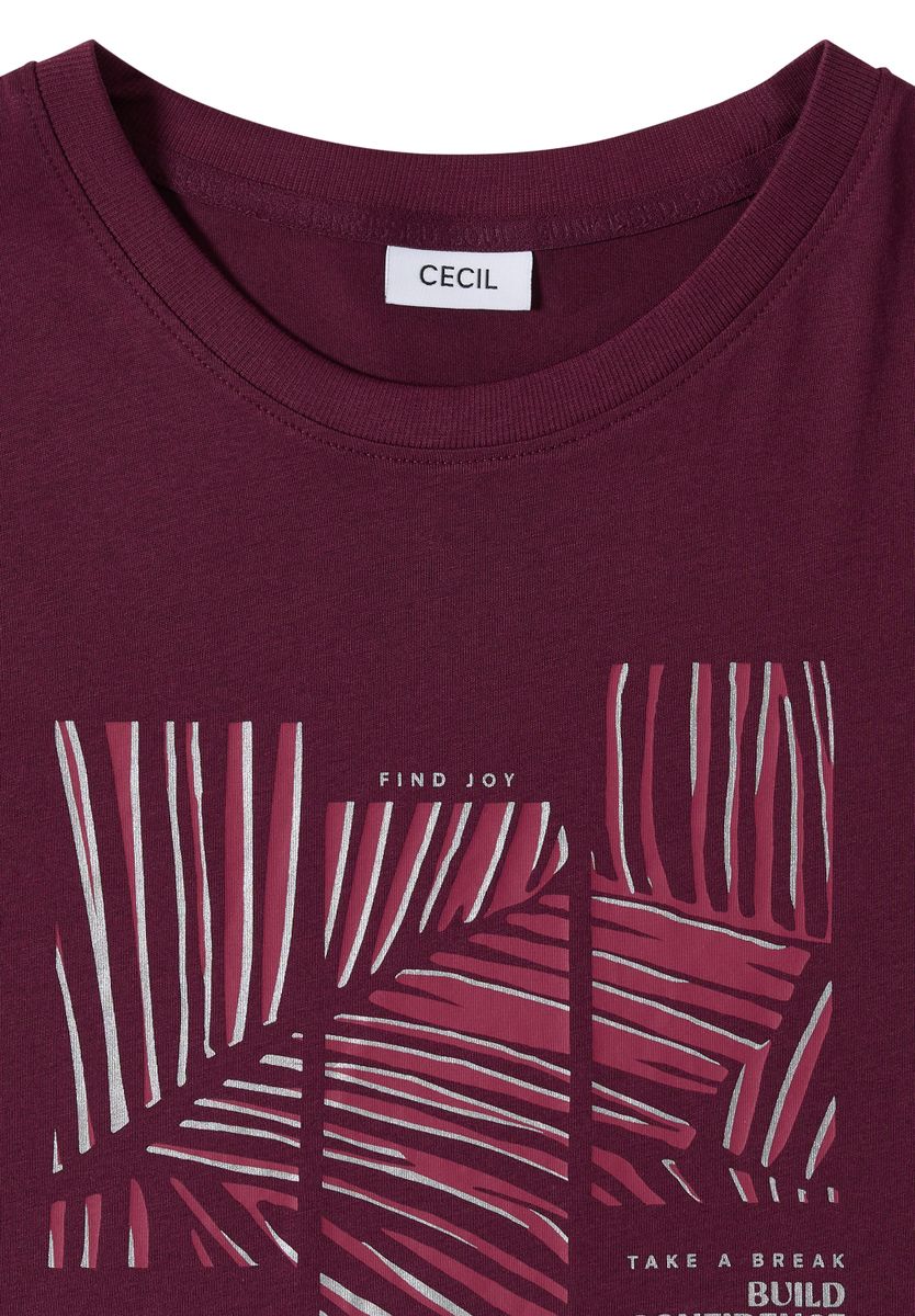 T-Shirt mit Rundhals und Artwork