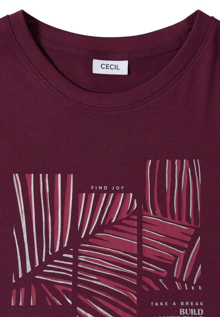 T-Shirt mit Rundhals und Artwork