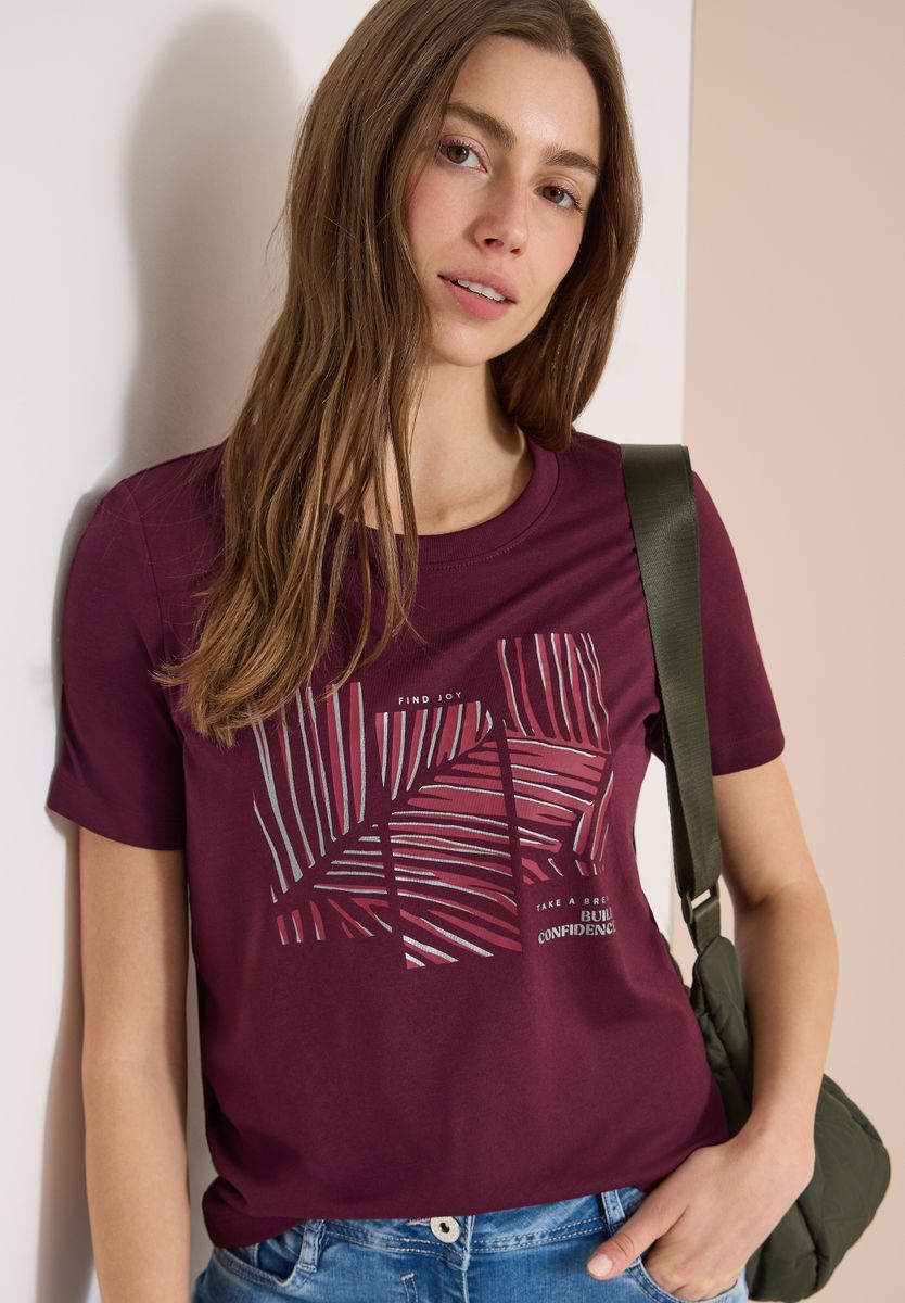 T-Shirt mit Rundhals und Artwork