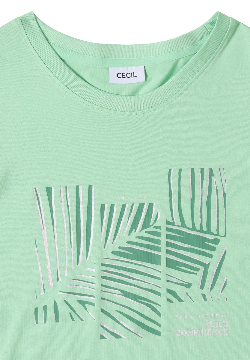 T-Shirt mit Rundhals und Artwork