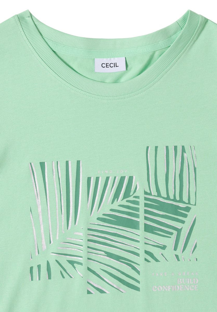 T-Shirt mit Rundhals und Artwork