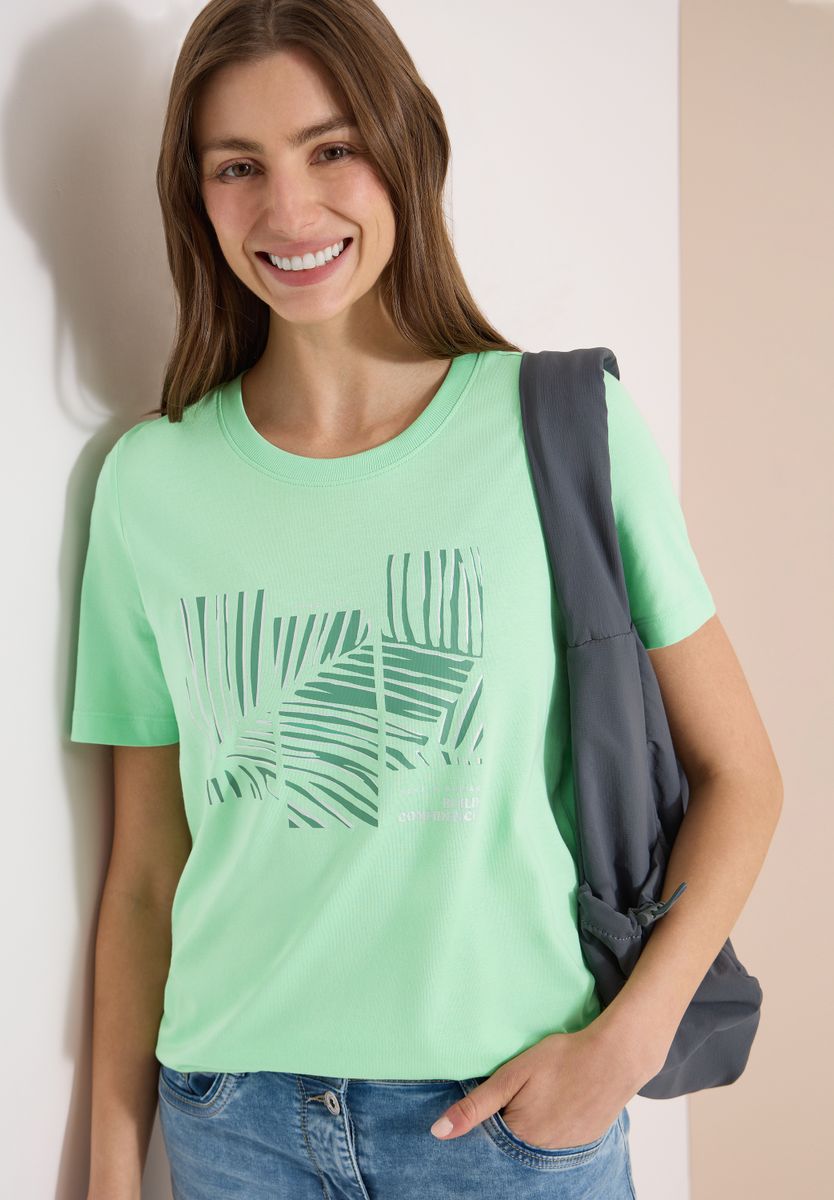 T-Shirt mit Rundhals und Artwork