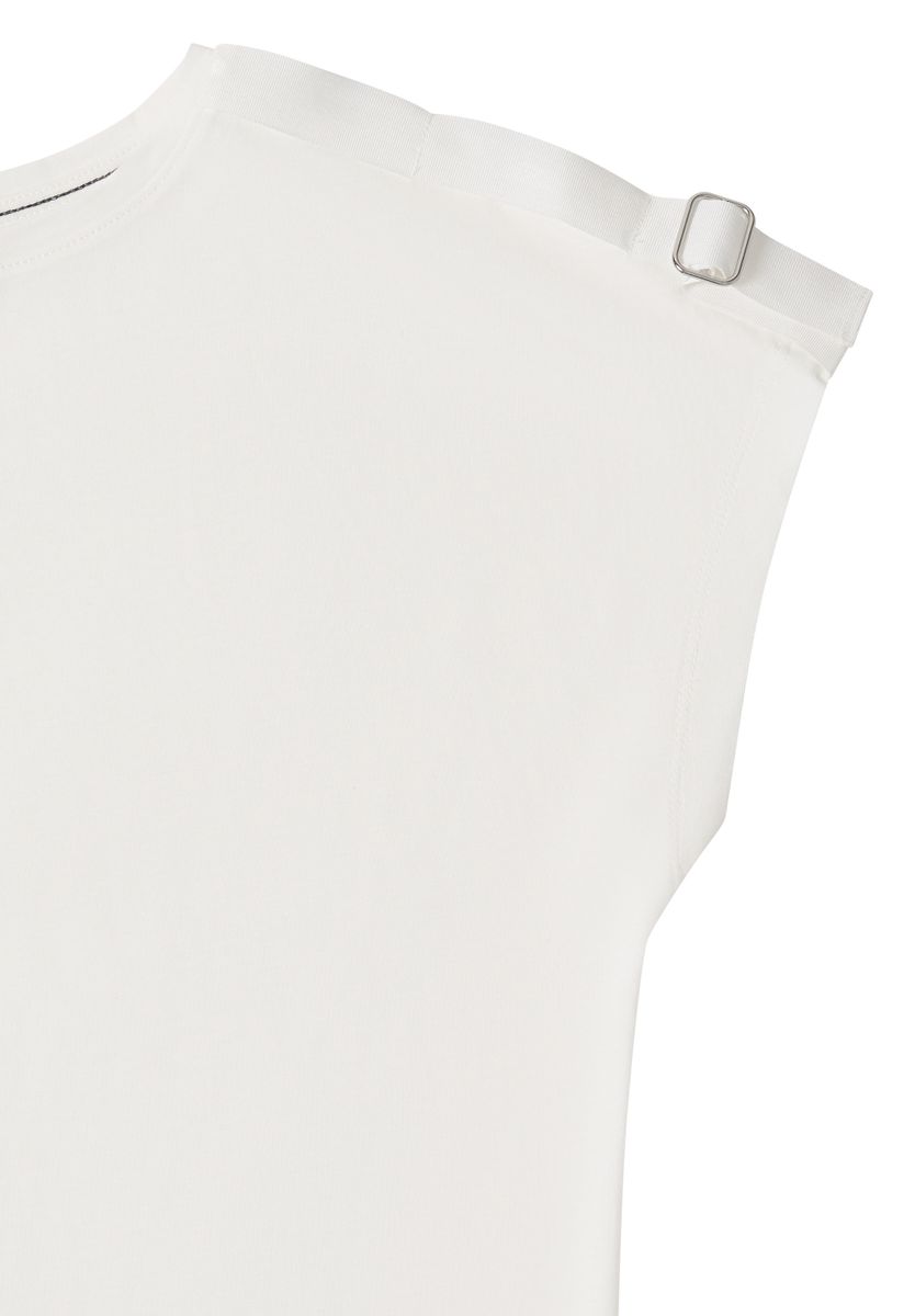 Kurzarm Shirt mit Schnallendetail