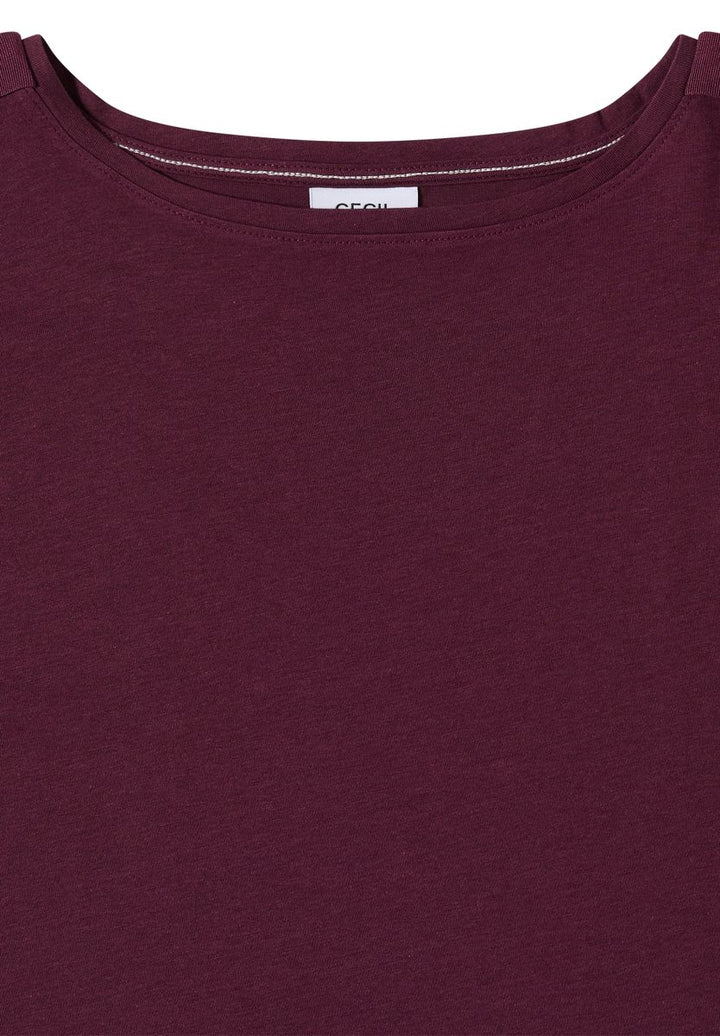 Kurzarm Shirt mit Schnallendetail