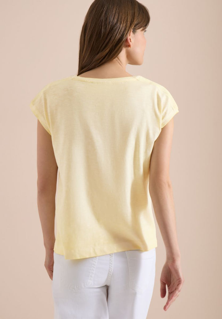 T-Shirt aus Jersey im Garment Dye Look