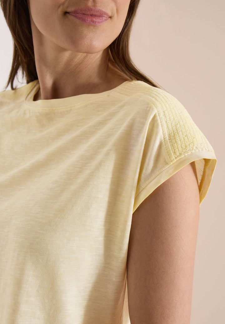 T-Shirt aus Jersey im Garment Dye Look