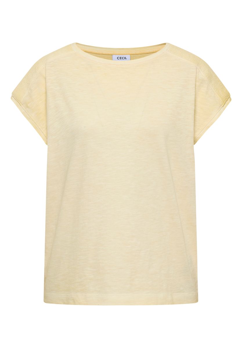 T-Shirt aus Jersey im Garment Dye Look