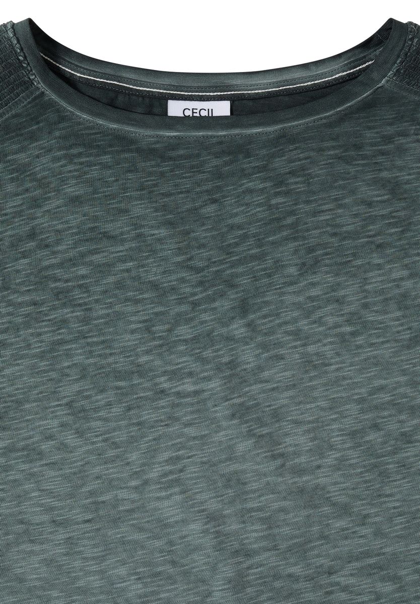 T-Shirt aus Jersey im Garment Dye Look