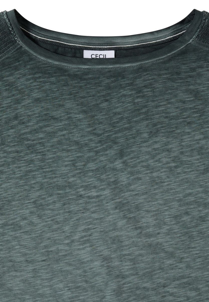 T-Shirt aus Jersey im Garment Dye Look