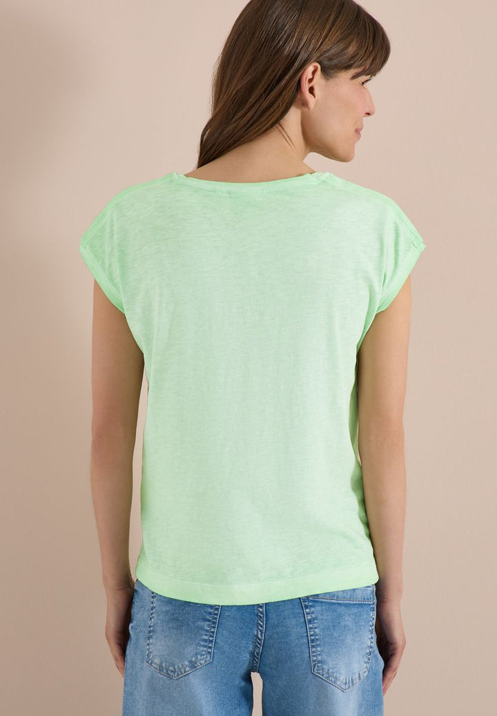T-Shirt aus Jersey im Garment Dye Look