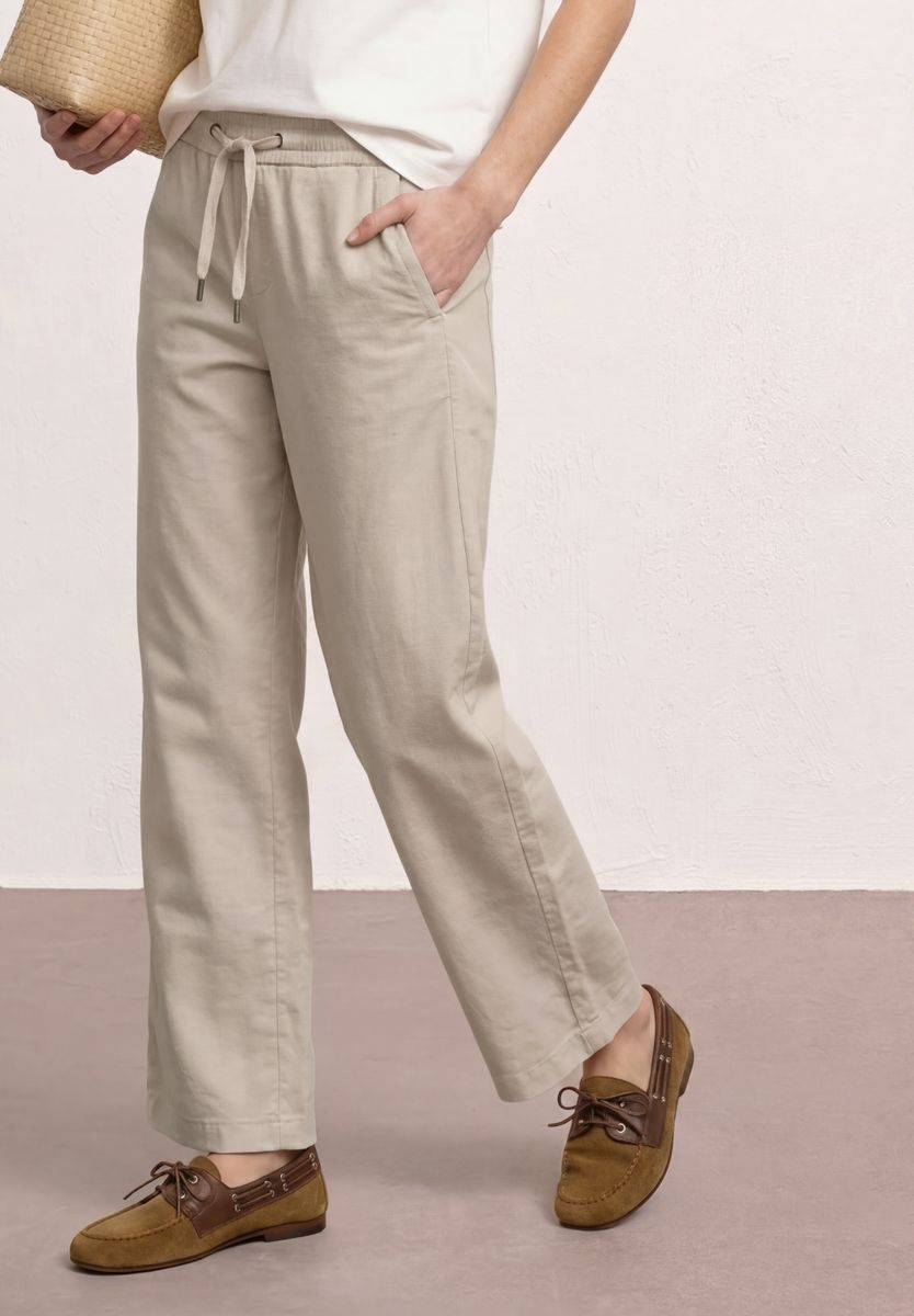 High Waist Wide Leg Hose im Loose Fit