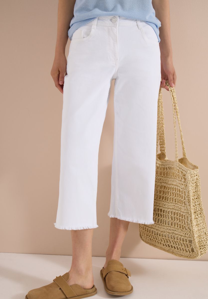 3/4 Wide Leg Jeans im Loose Fit