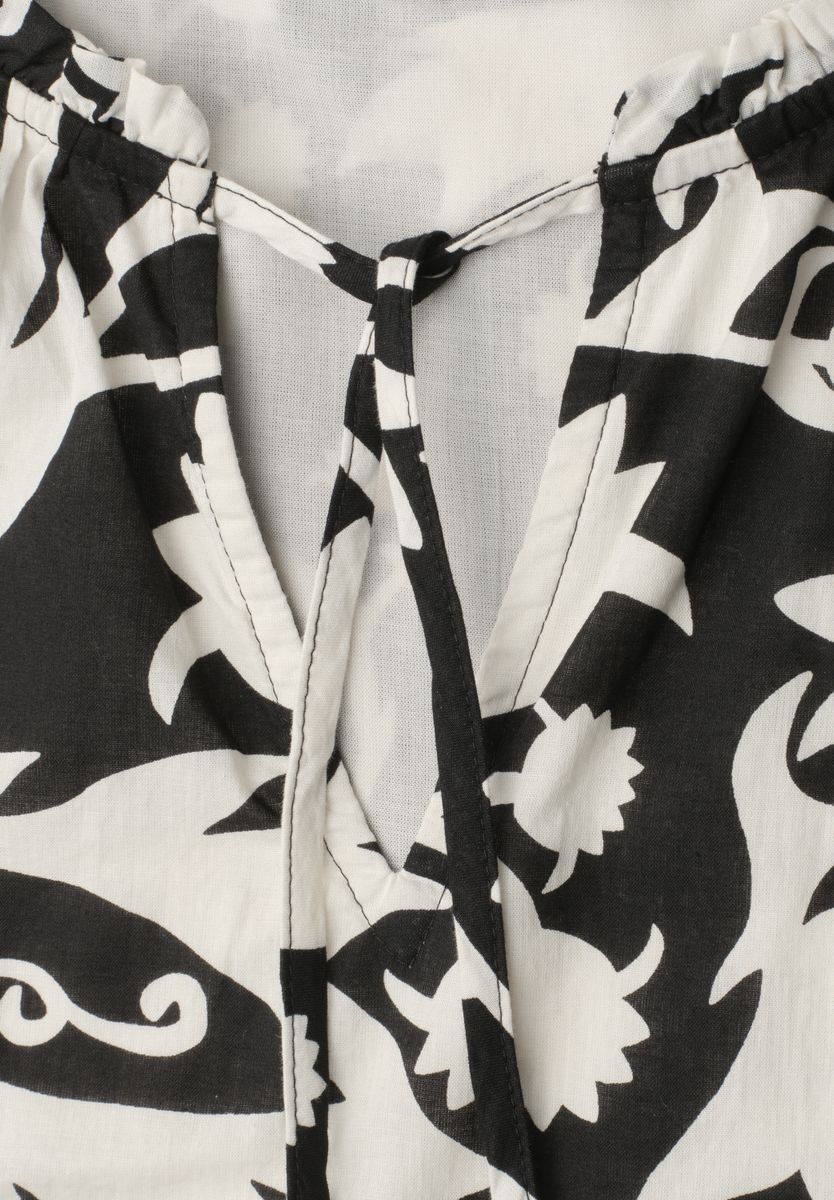 Knielanges Kleid im Tunika-Look