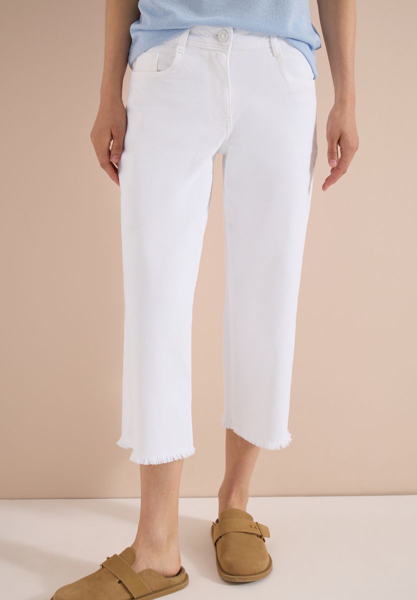3/4 Wide Leg Jeans im Loose Fit