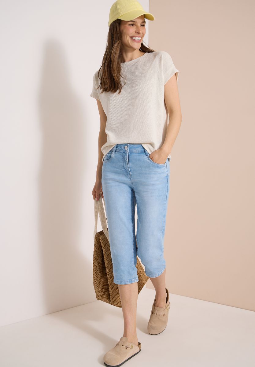 High Waist Slim Leg Jeans im Slim Fit