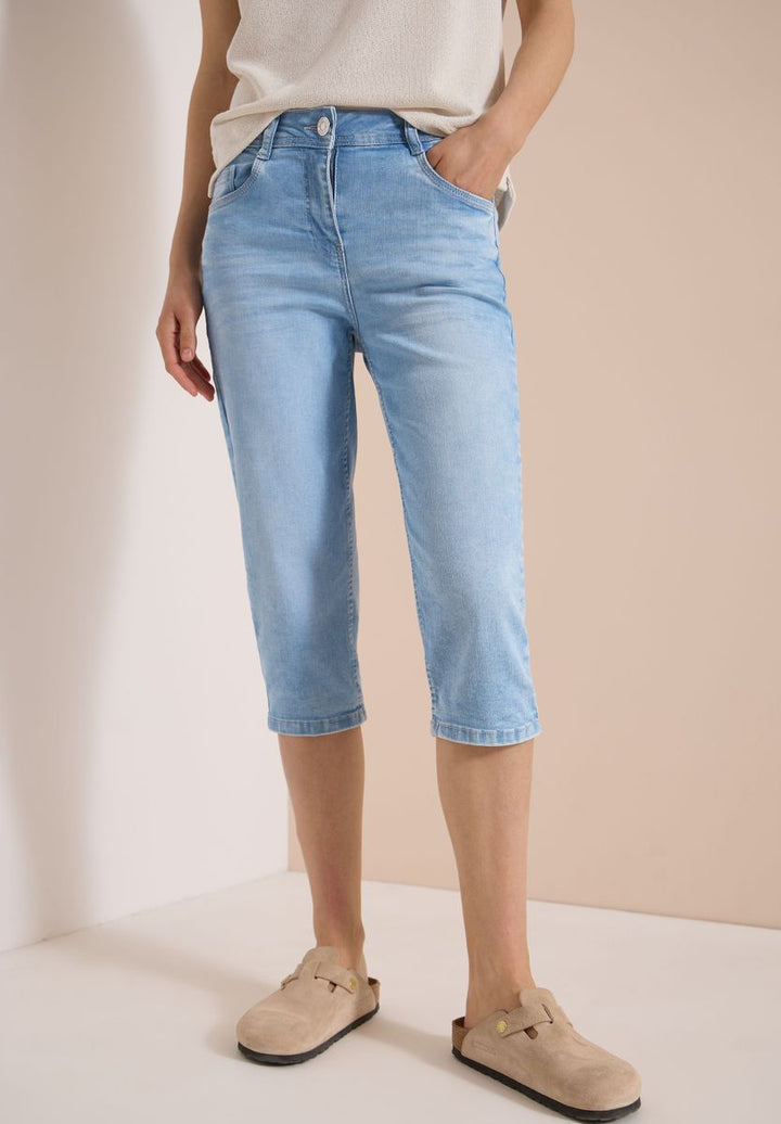 High Waist Slim Leg Jeans im Slim Fit
