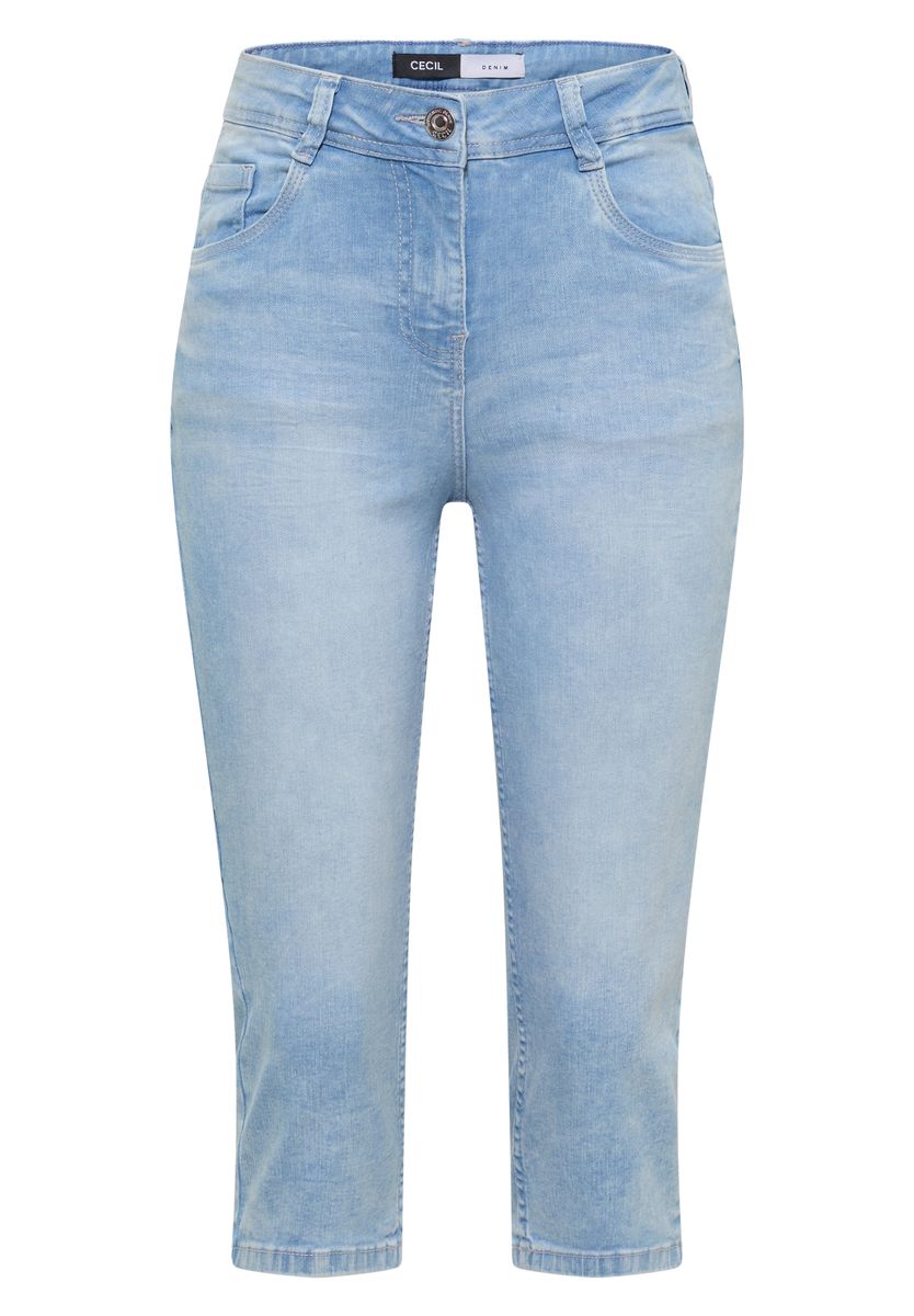 High Waist Slim Leg Jeans im Slim Fit