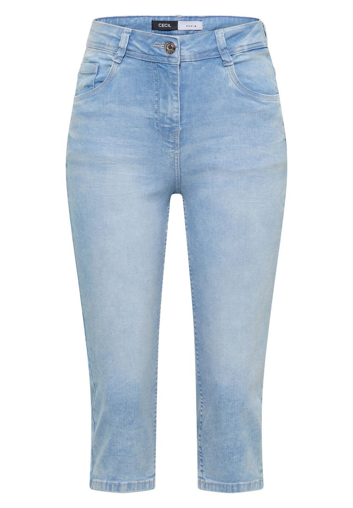High Waist Slim Leg Jeans im Slim Fit