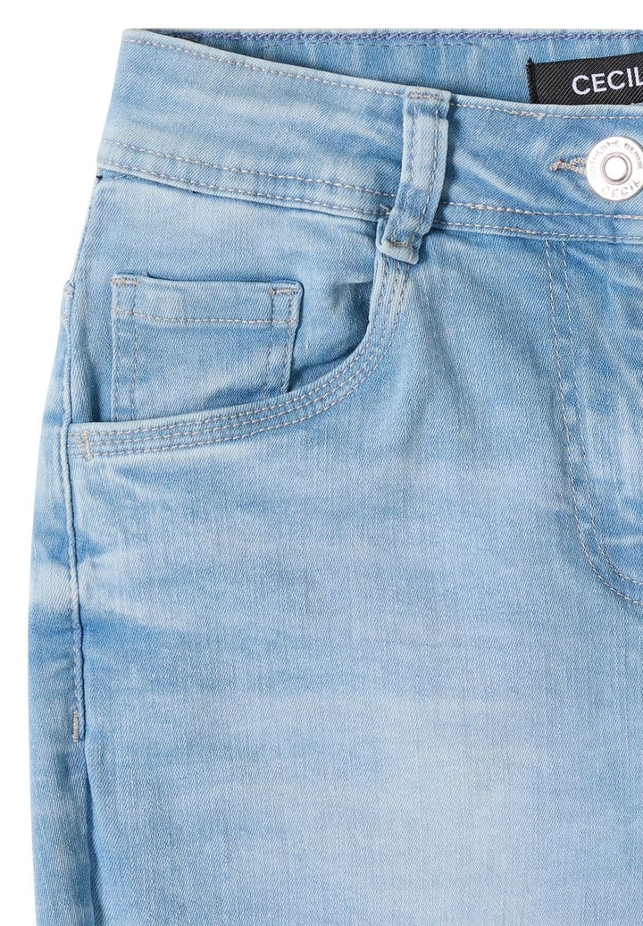 High Waist Slim Leg Jeans im Slim Fit