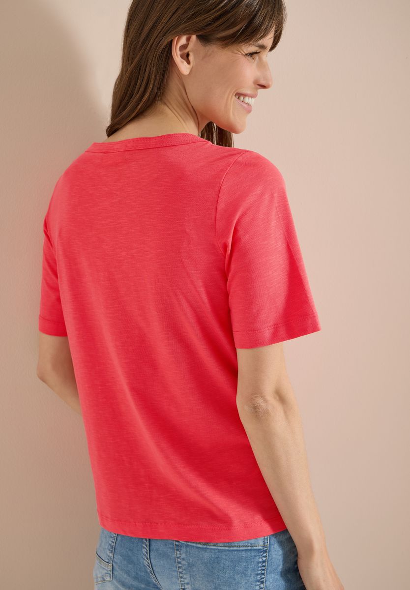 Kurzarm T-Shirt aus reiner Baumwolle