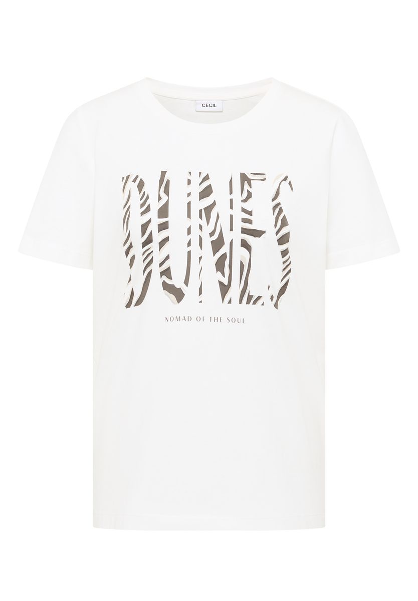 T-Shirt mit Rundhals und Frontprint
