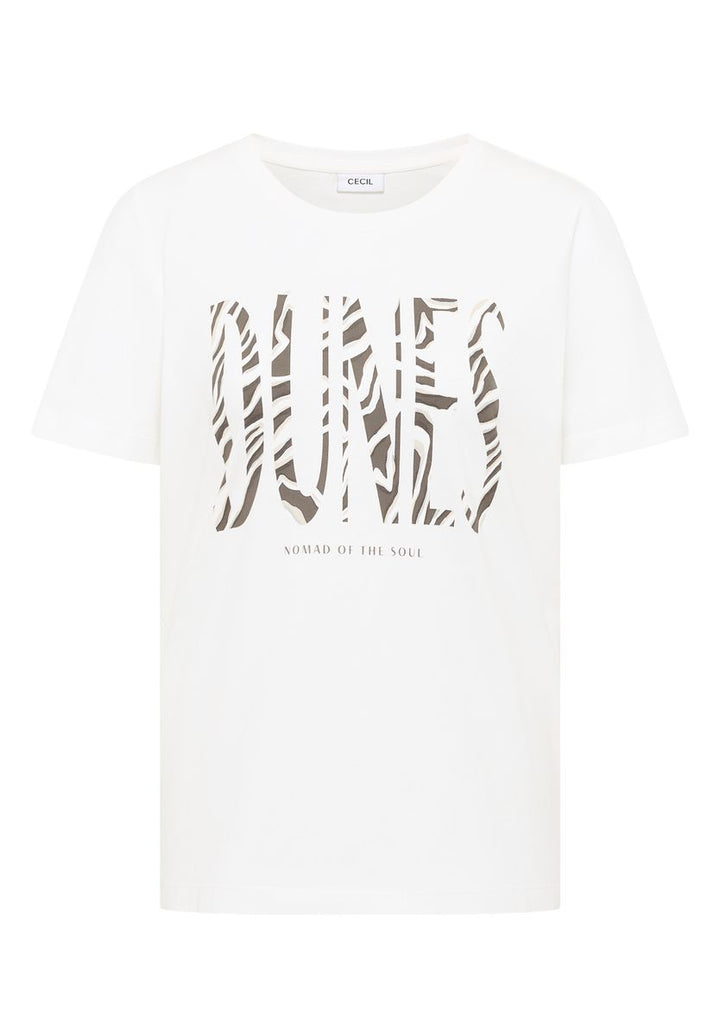 T-Shirt mit Rundhals und Frontprint