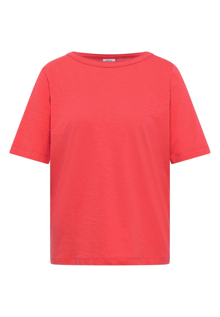 Kurzarm T-Shirt aus reiner Baumwolle