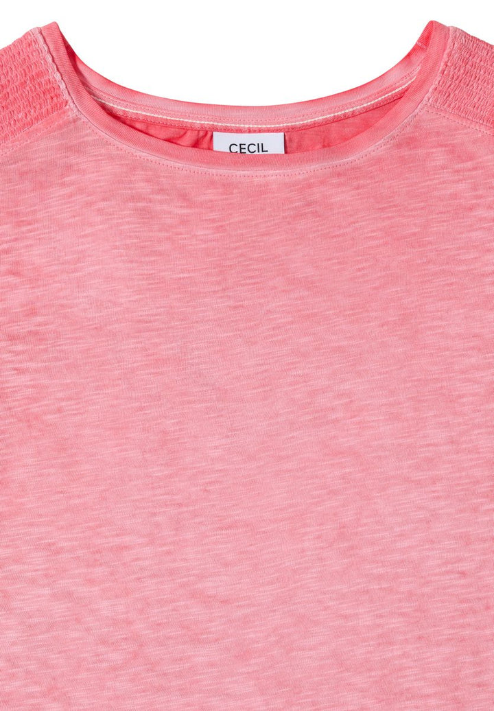 T-Shirt aus Jersey im Garment Dye Look