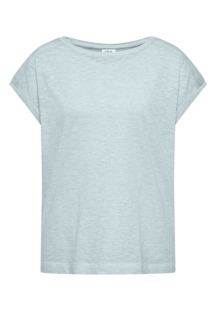 T-Shirt aus Jersey im Garment Dye Look