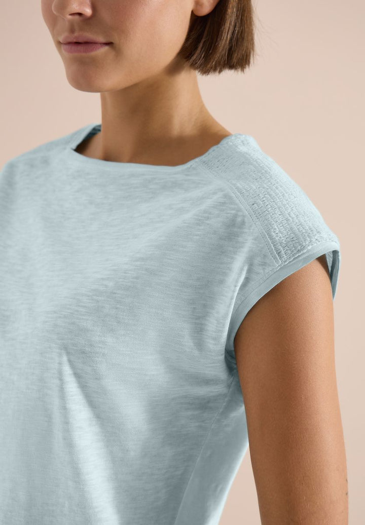 T-Shirt aus Jersey im Garment Dye Look