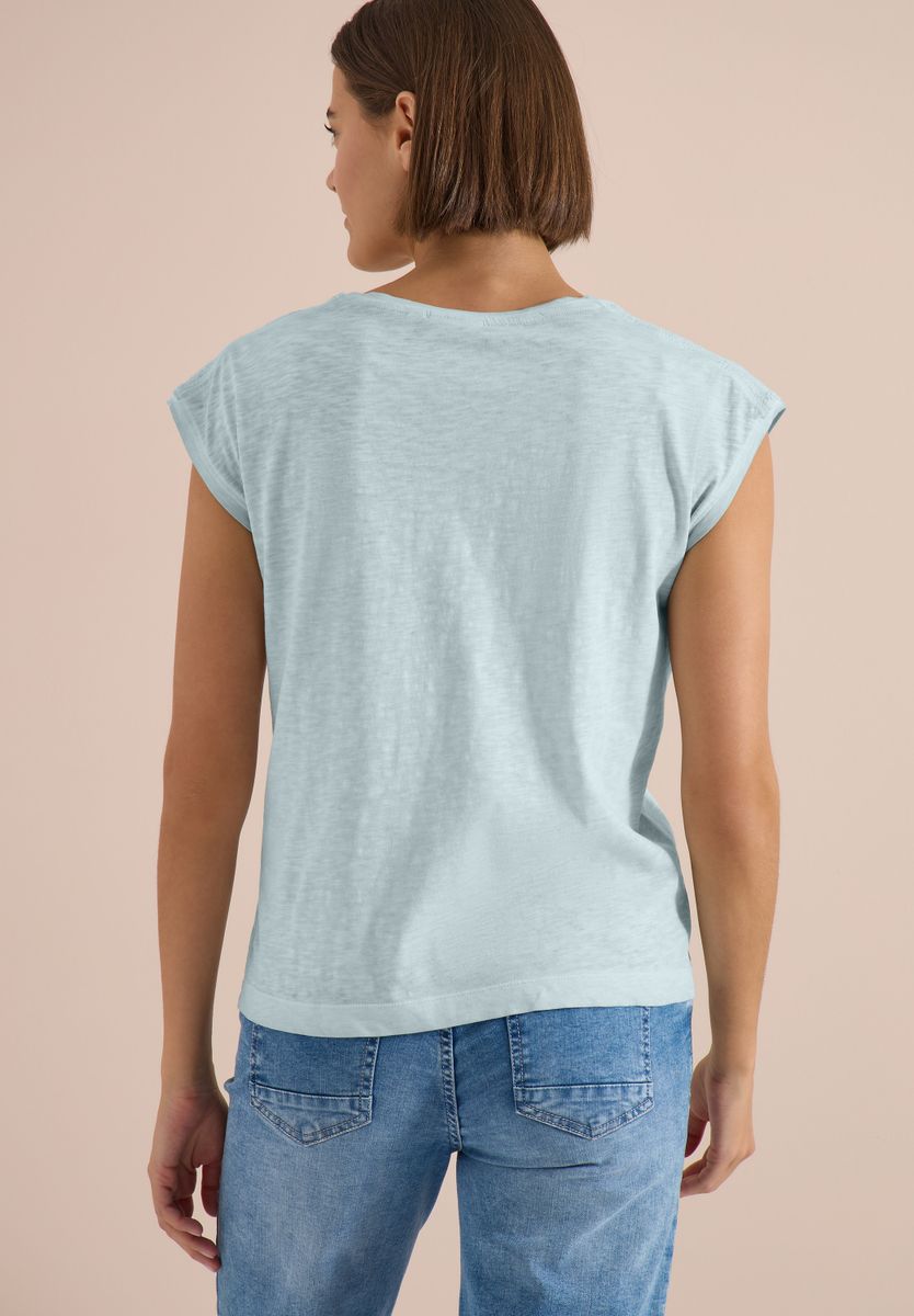 T-Shirt aus Jersey im Garment Dye Look