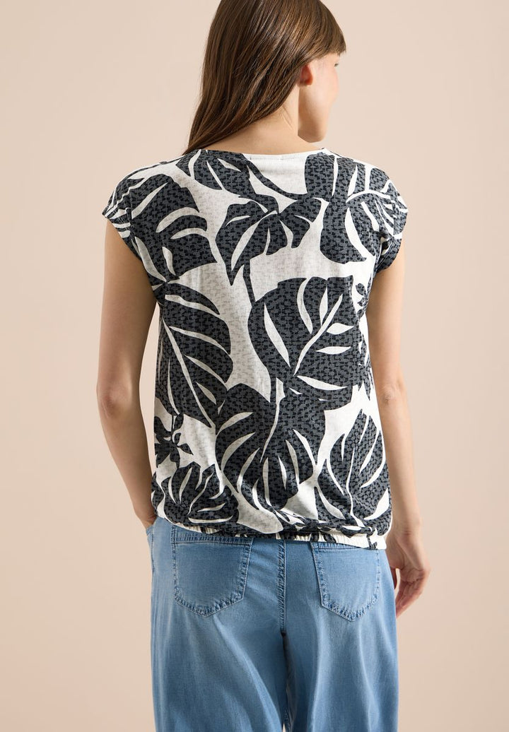 T-Shirt in Ausbrenner-Optik