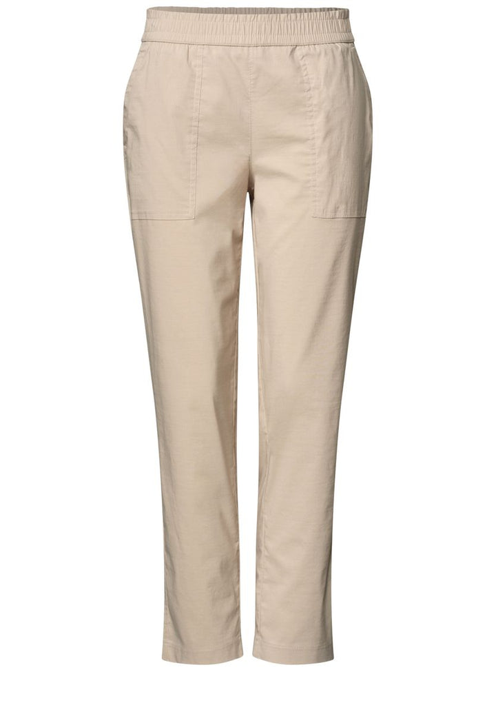 Slim Leg Chino mit Elastikbund