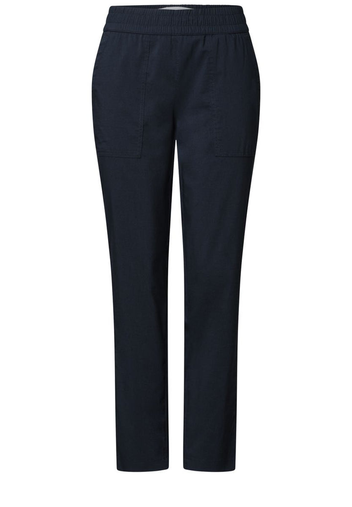Slim Leg Chino mit Elastikbund
