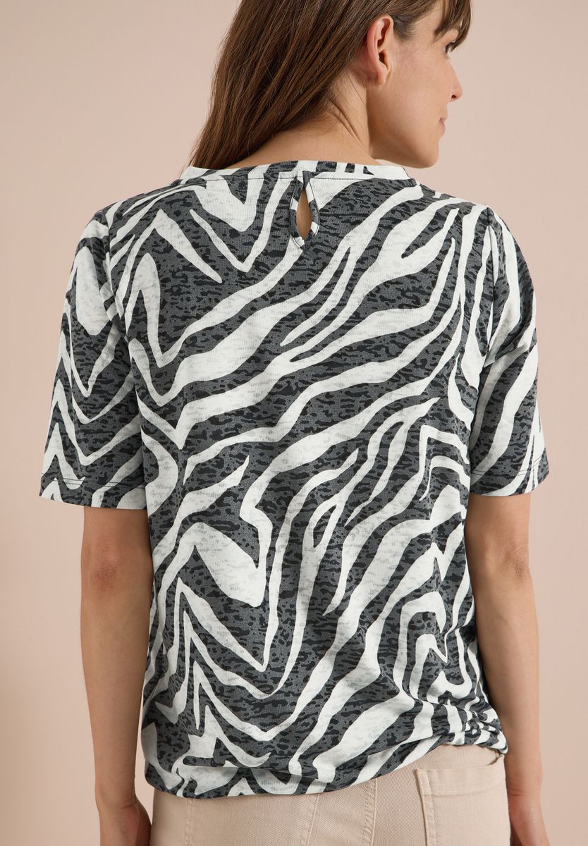 T-Shirt in Ausbrenner-Optik