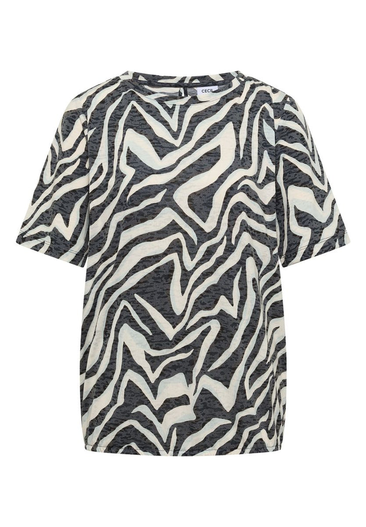 T-Shirt in Ausbrenner-Optik